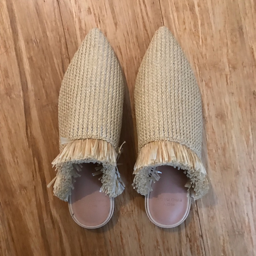 Raffia Mule Roy Frowlick